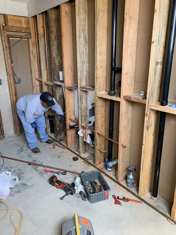 Commercial rough-in plumbing for Trenchless Sewer Repair in Marquard Manor